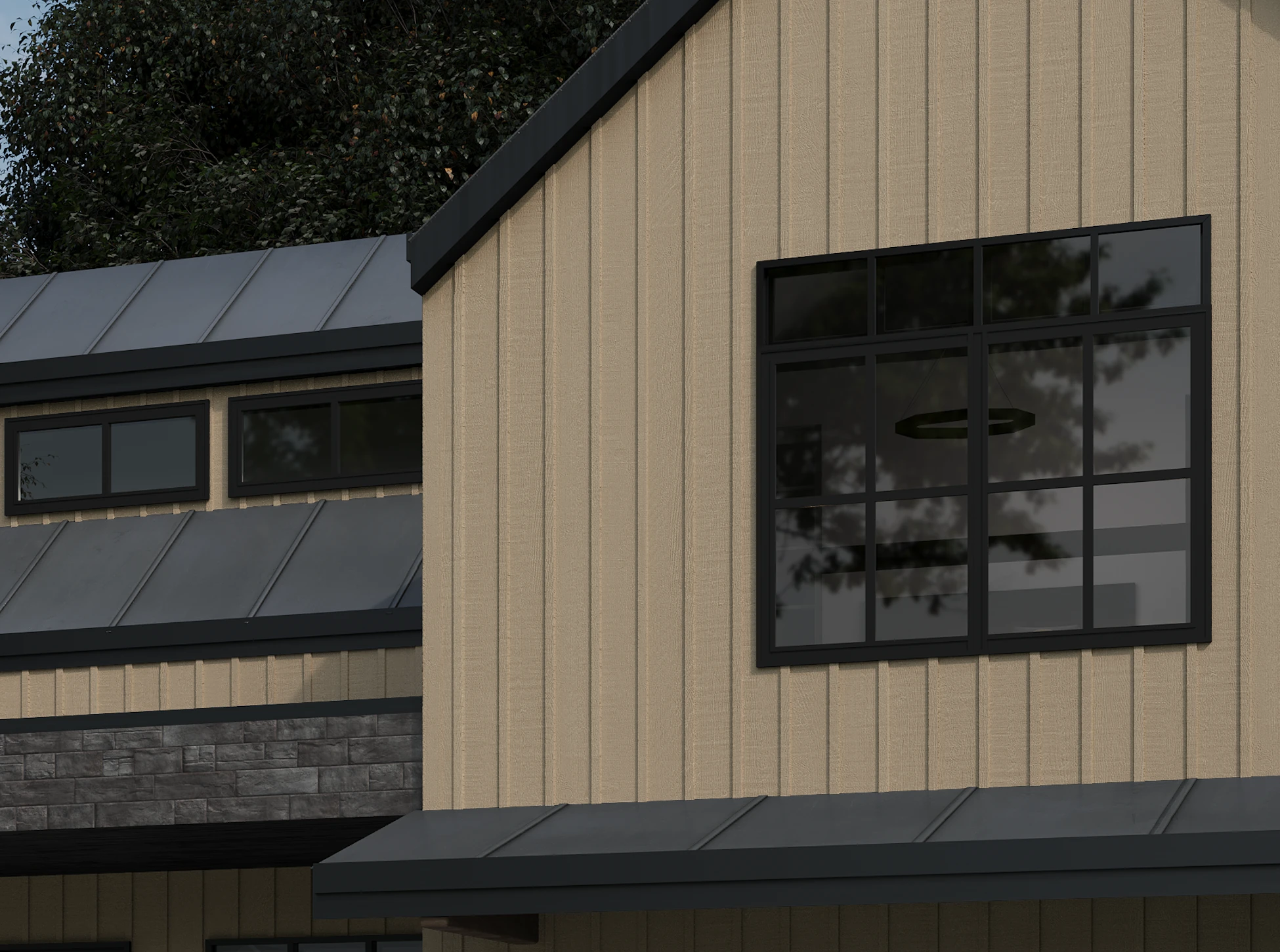Visualisation de Maibec CanExel Board & Batten Sable Board & Batten par Maibec